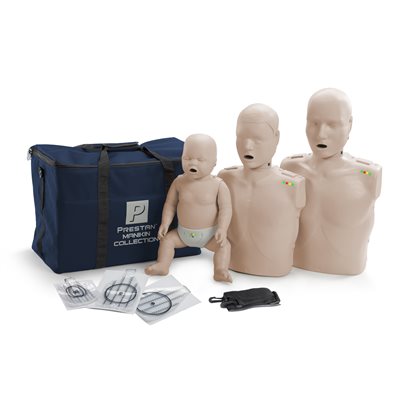 PRESTAN® Professional JT Manikin Collection with CPR Feedback - Medium Skin (Adult-Child-Infant)