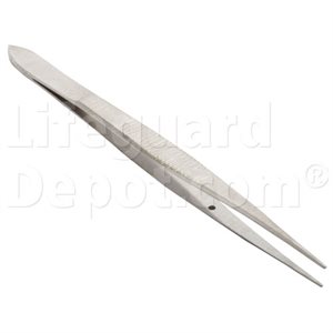 Fine Tip Splinter Forceps - stainless steel - 11.4cm
