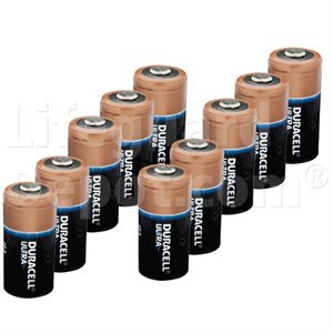 ZOLL AED Plus AED Batteries - Duracell Ultra 123 Lithium (Pkg of 10)