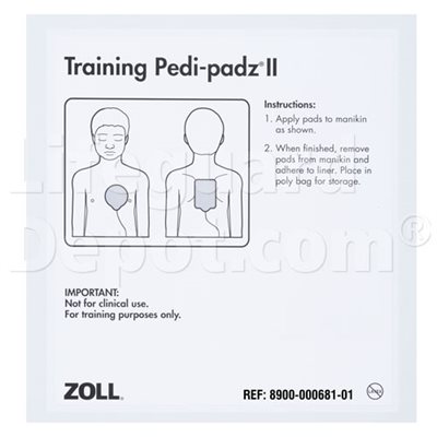 ZOLL AED Plus - Trainer Electrodes Pedi-padz 2 - Infant / Child
