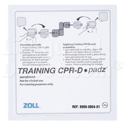 ZOLL AED Plus - Trainer Electrodes CPR-D padz with CPR Feedback - Adult
