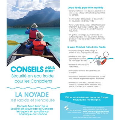 Conseils Aquabon / Sécurité eau froide  (pqt de 100)