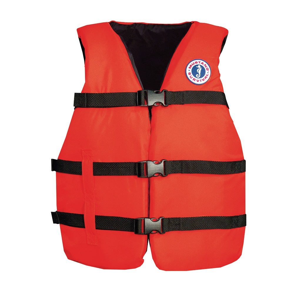 Mustang Adult Universal Fit Foam PFD - Red
