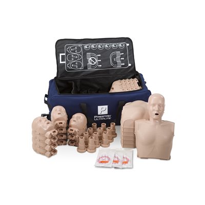 PRESTAN® Ultralite Adult Manikin without CPR Feedback - Medium Skin (Pkg of 12)