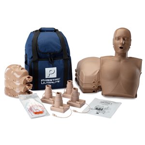 PRESTAN®Ultralite Adult Manikin without CPR Feedback -Diversity-2 Medium Skin-2 Dark Skin (Pkg of 4)