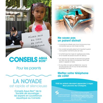 Cartes Conseils Aquabon pour Parents (pqt de 100)